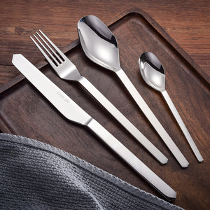 Shiny Pure Black 8 Pieces Flatware Sets 18/10 Stainless Steel Cutlery –  morgianatableware